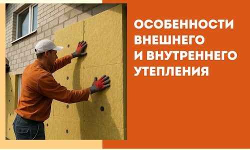 Какие особенности внешнего и внутреннего утепления в Искитиме