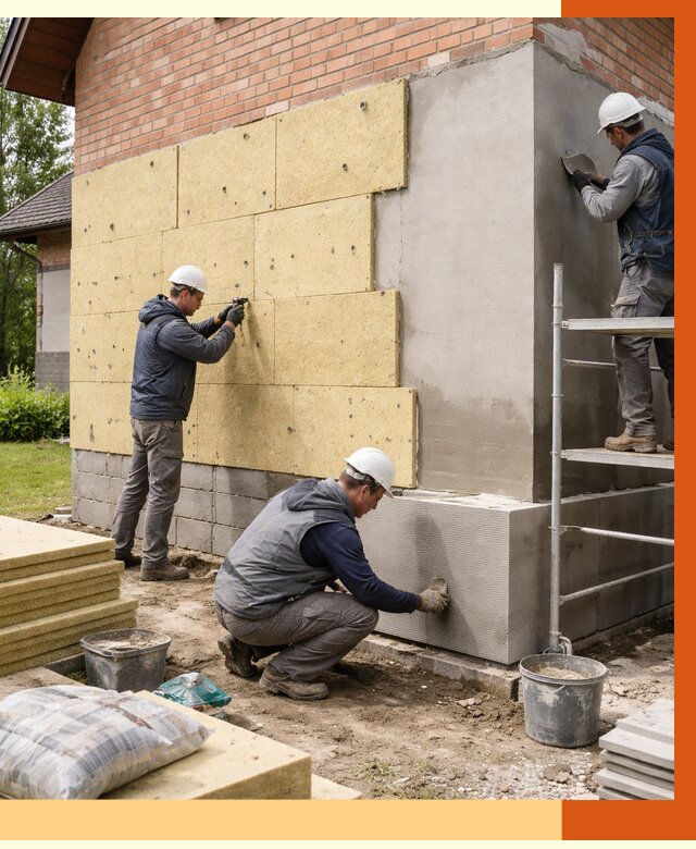 Утепление частного дома в Искитиме под ключ от 7644 руб/м2 — недорого | ТепломастерСкм