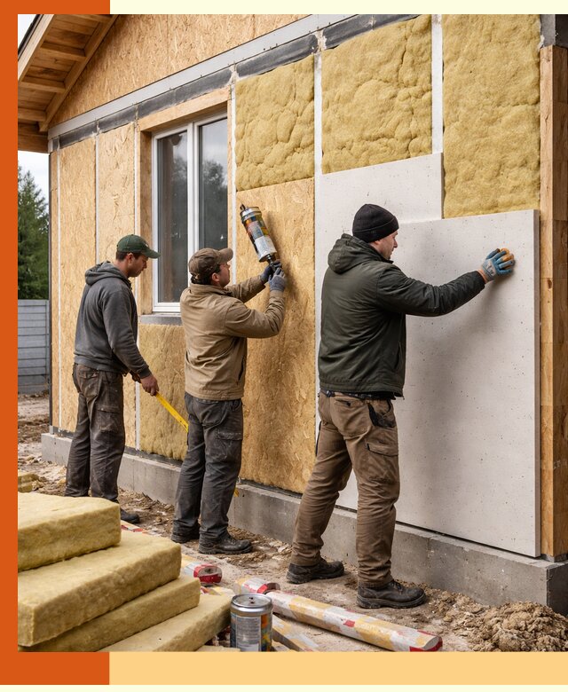 Профессиональное утепление дома из SIP-панелей в Искитиме