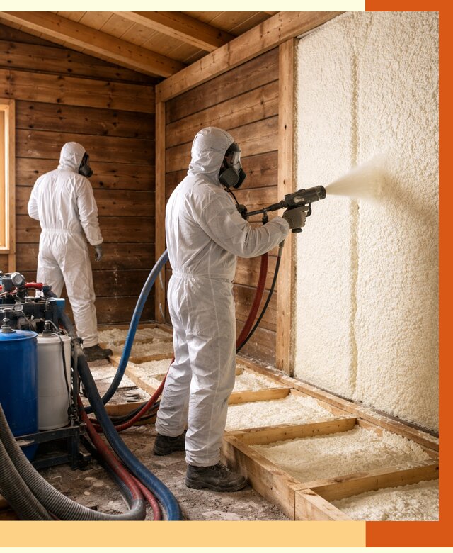 Утепление бани ппу в Искитиме под ключ от 4281 руб./м2 | ТепломастерСкм - напыление и монтаж ппу