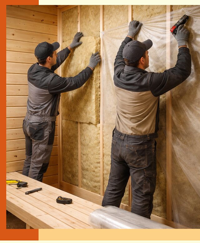 Профессиональное утепление сауны в Искитиме с гарантиями качества