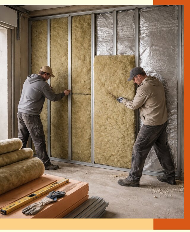 Утепление гаража изнутри в Искитиме от 7644 руб/м2 — работы и цена | ТепломастерСкм