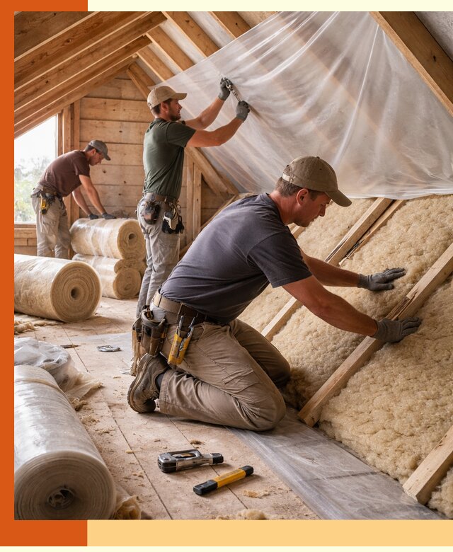 Утепление крыши изнутри в Искитиме: профессионально и надежно