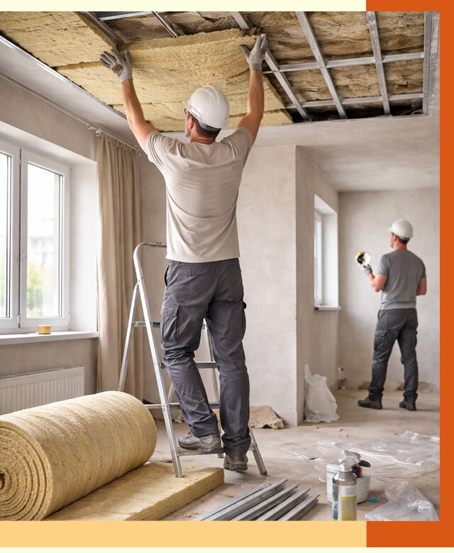 Утепление потолка в частном доме в Искитиме от 968 руб./м² — работы под ключ | ТепломастерСкм