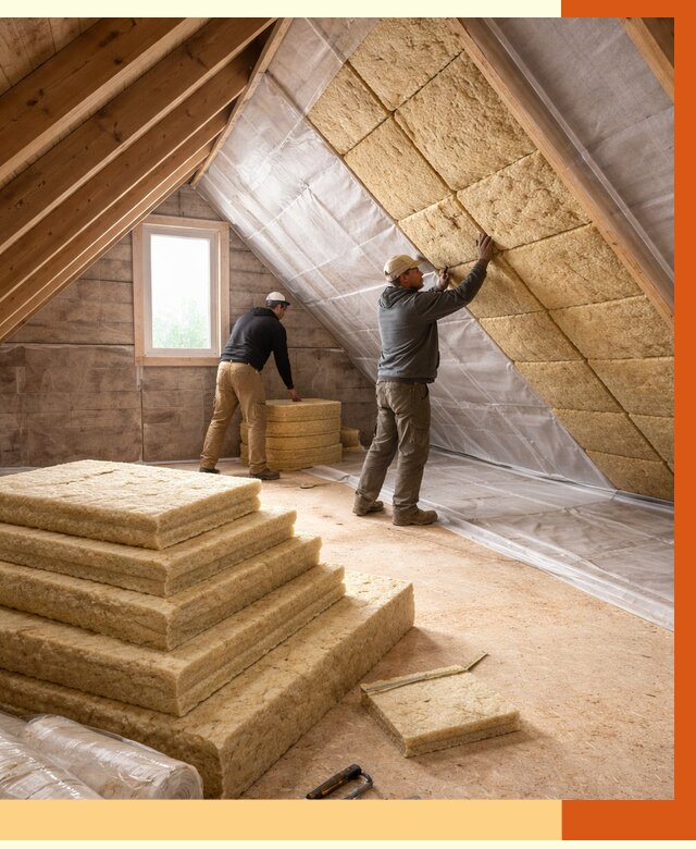 Утепление мансарды в Искитиме от 2548 руб/м2 — комплексно и под ключ | ТепломастерСкм