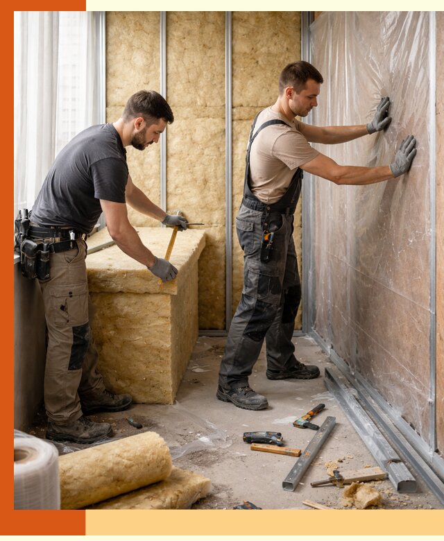 Профессиональное утепление лоджии в Искитиме эффективно и надежно