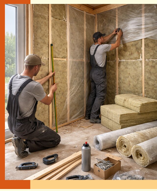 Профессиональное утепление веранды и крыльца в Искитиме