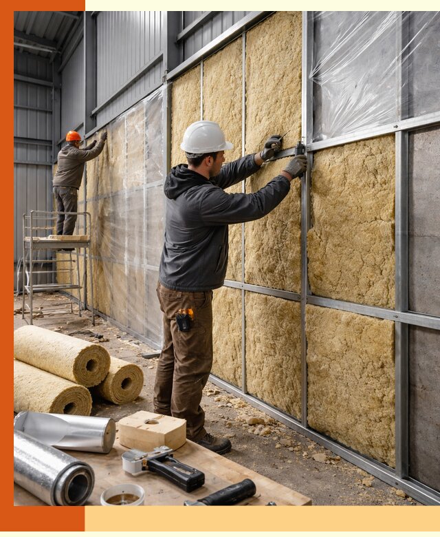 Утепление ангара в Искитиме — профессиональная теплоизоляция помещений