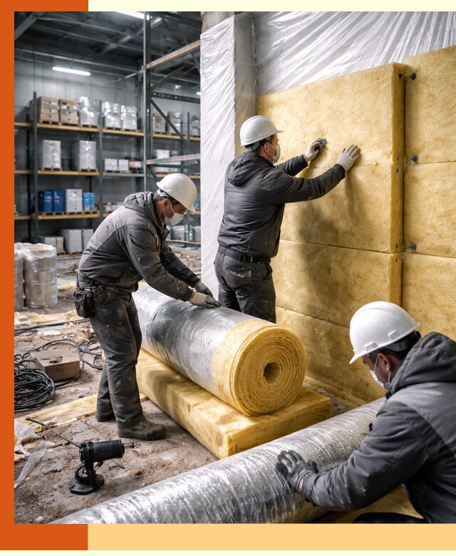 Утепление склада химсырья в Искитиме: безопасная и эффективная изоляция