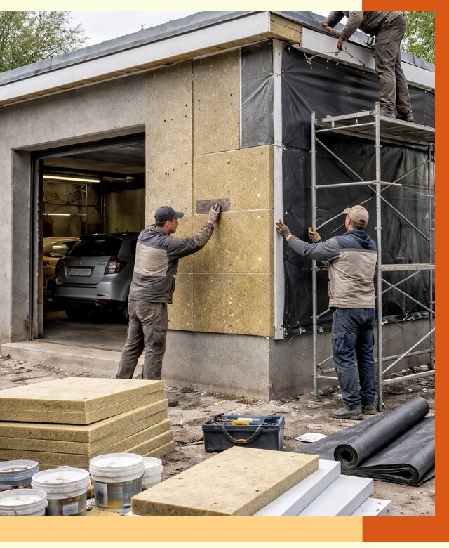 Утепление автосервиса в Искитиме ппу, пеноизоляция, от 14778 руб/м2 — ТепломастерСкм