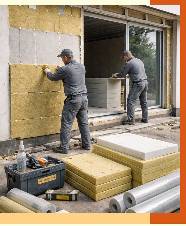 Утепление торгового павильона в Искитиме от 14778 руб./м² под ключ | ТепломастерСкм