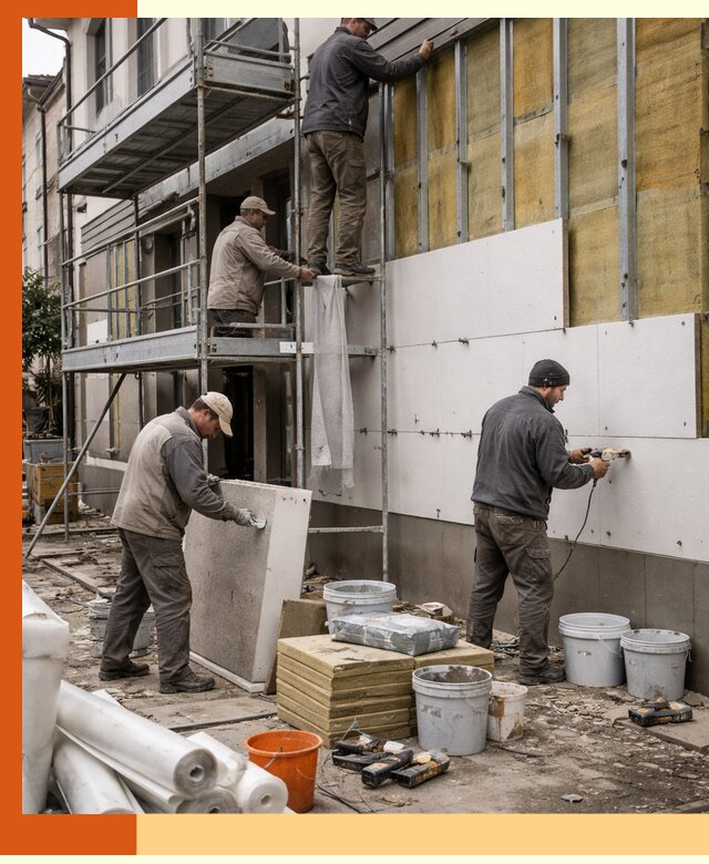 Утепление гостиницы под ключ в Искитиме с гарантией качества