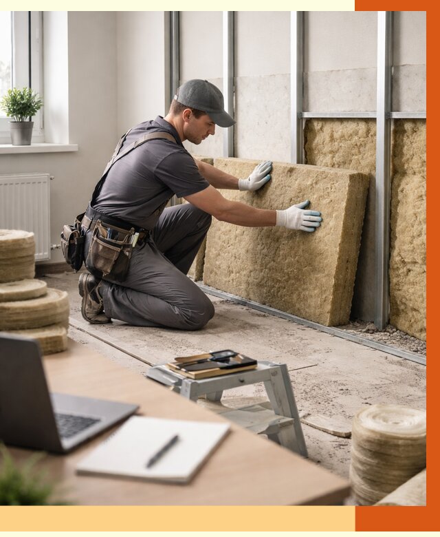 Утепление офиса в Искитиме от 4586 руб/м2 — комплексное утепление офиса под ключ | ТепломастерСкм