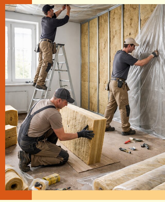 Утепление офисных помещений под ключ в Искитиме