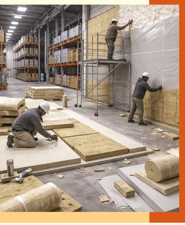 Утепление складского терминала в Искитиме от 7644 руб./м² под ключ | ТепломастерСкм