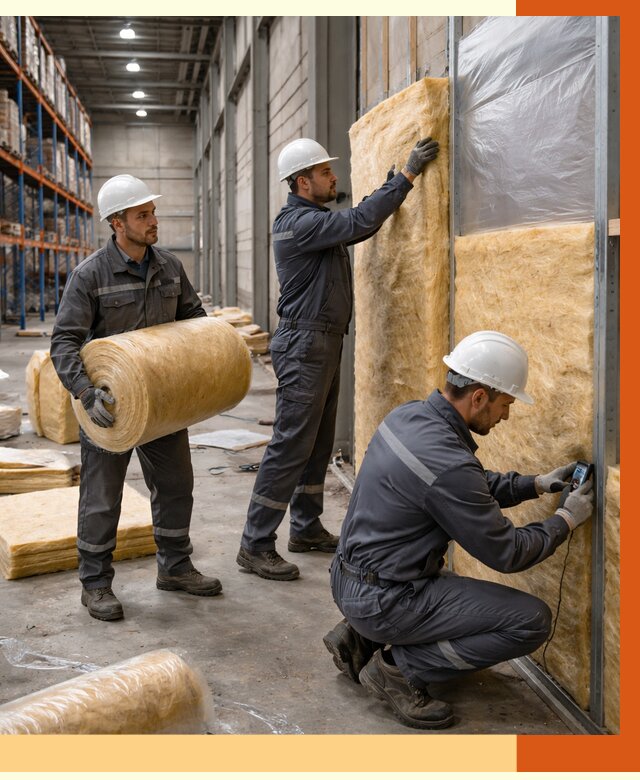 Утепление логистического центра в Искитиме от 4586 руб/м² под ключ | ТепломастерСкм