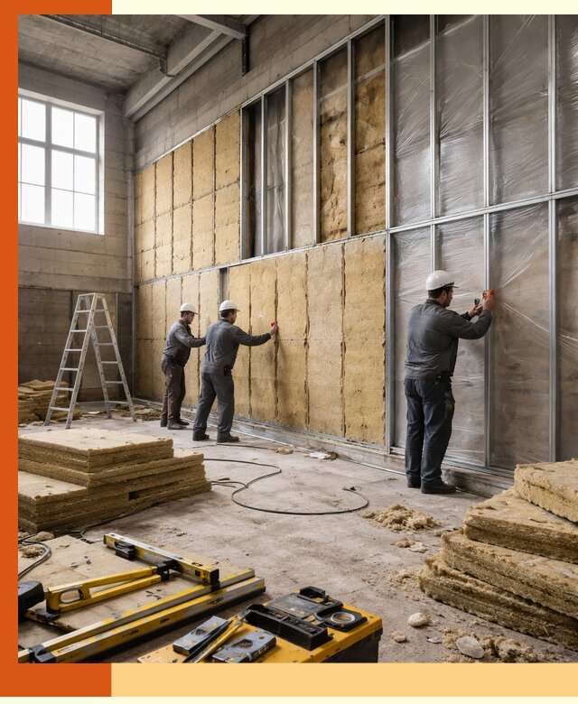 Утепление спортивного зала в Искитиме качественно и недорого