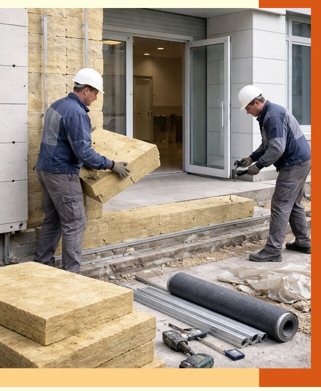 Утепление медицинского центра в Искитиме под ключ от 12740 руб./м² | ТепломастерСкм