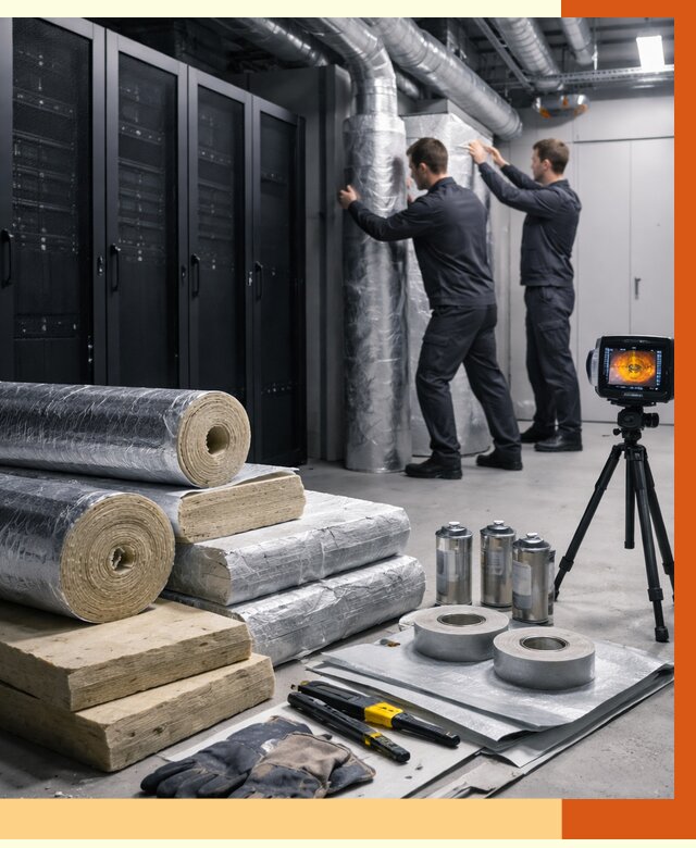 Утепление серверной в Искитиме от 8663 руб./м² — комплексно под ключ | ТепломастерСкм