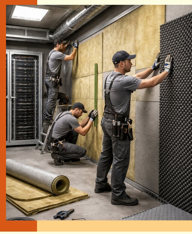 Утепление серверной комнаты профессионально в Искитиме