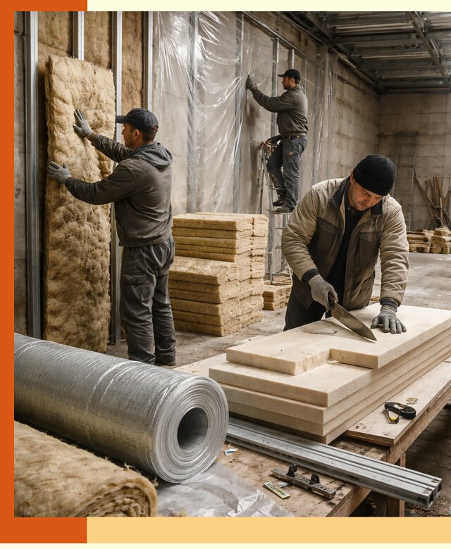 Утепление торгового склада в Искитиме с энергоэффективными решениями