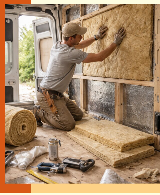 Утепление кемпера под ключ в Искитиме с гарантией качества