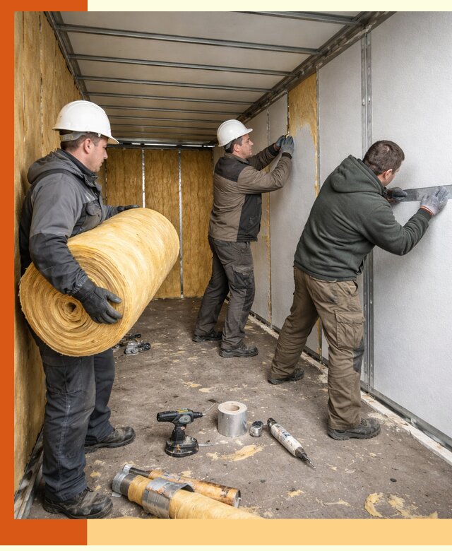 Утепление рефрижераторного контейнера в Искитиме профессионально и надежно