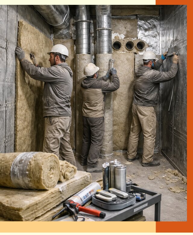 Утепление венткамеры в Искитиме под ключ от 1478 руб. — профессионально | ТепломастерСкм