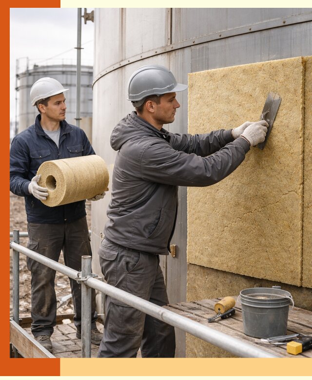 Профессиональное утепление резервуара и теплоизоляция в Искитиме