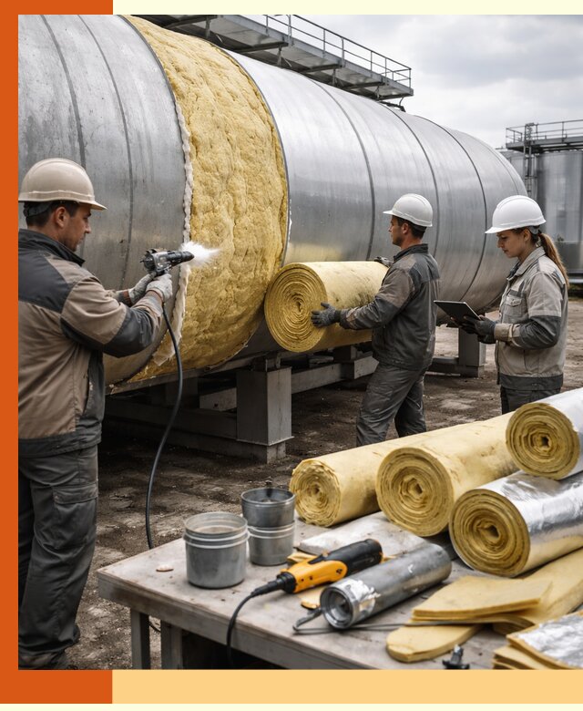 Утепление цистерны в Искитиме — утеплители и монтаж под ключ