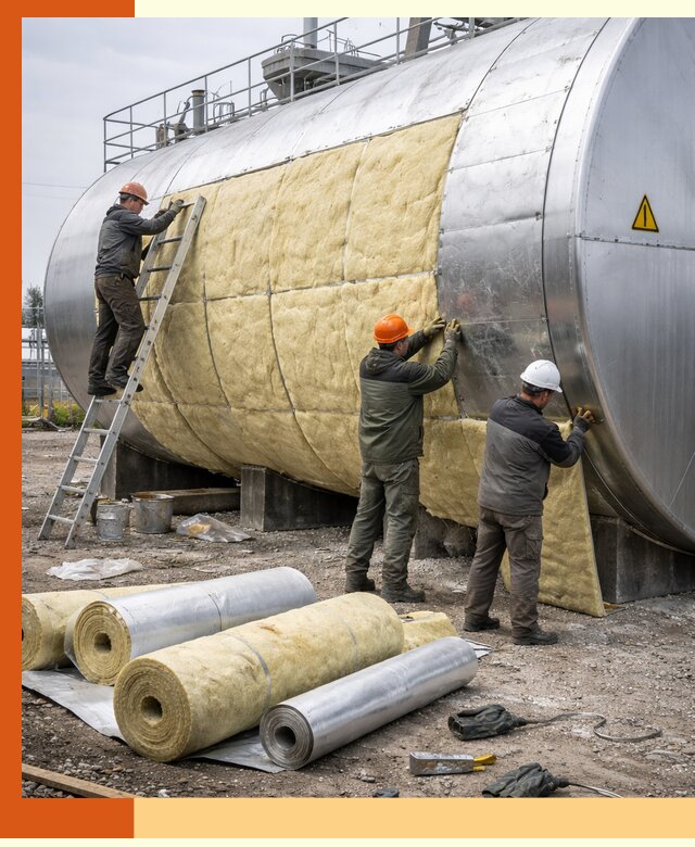 Утепление резервуаров с топливом в Искитиме надежно и экономично