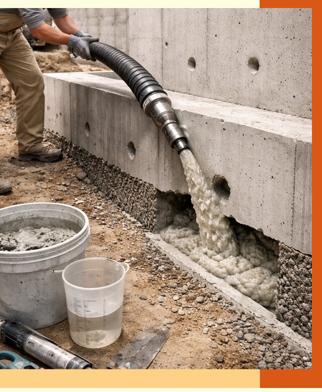 Заполнение полостей фундамента в Искитиме от 6931 руб. под ключ | ТепломастерСкм