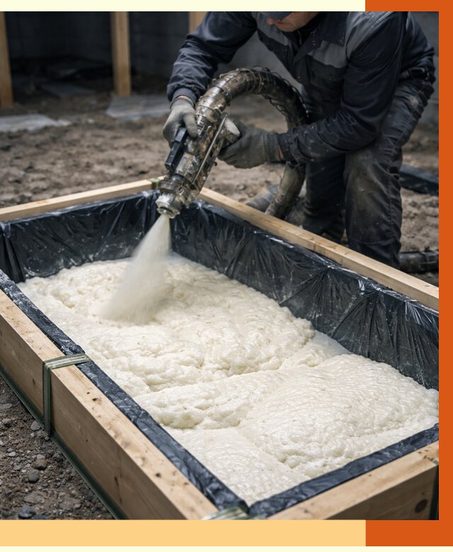 Заливка ППУ в формы в Искитиме от 2548 руб. — утепление форм под ключ | ТепломастерСкм
