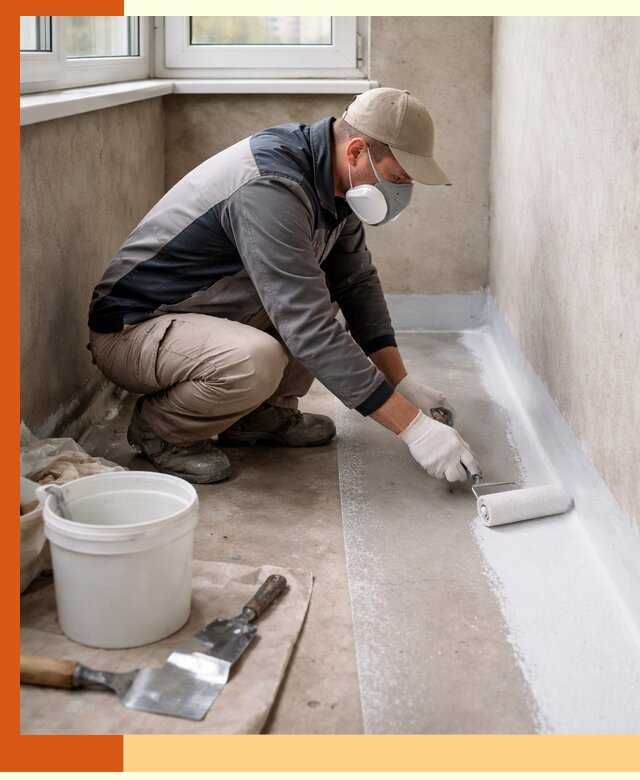 Утепление балкона жидкой теплоизоляцией в Искитиме