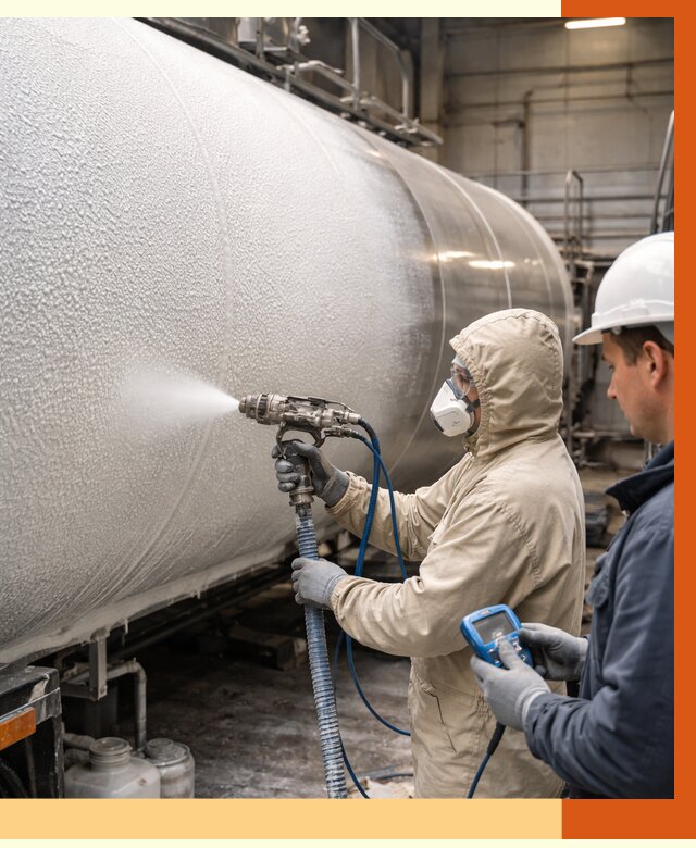 Утепление автоцистерны жидкой теплоизоляцией в Искитиме от 14778 руб. под ключ | ТепломастерСкм