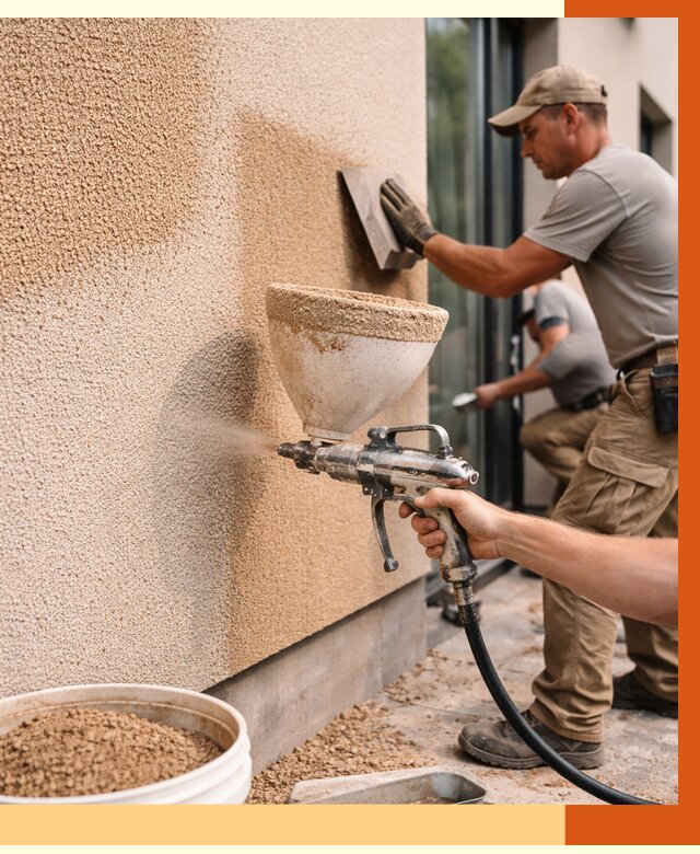 Утепление фасада жидкой пробкой в Искитиме от 4892 руб./м² под ключ | ТепломастерСкм