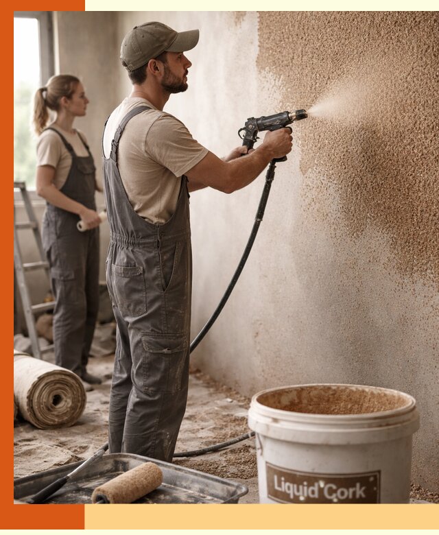 Утепление стен жидкой пробкой в Искитиме эффективное и долговечное