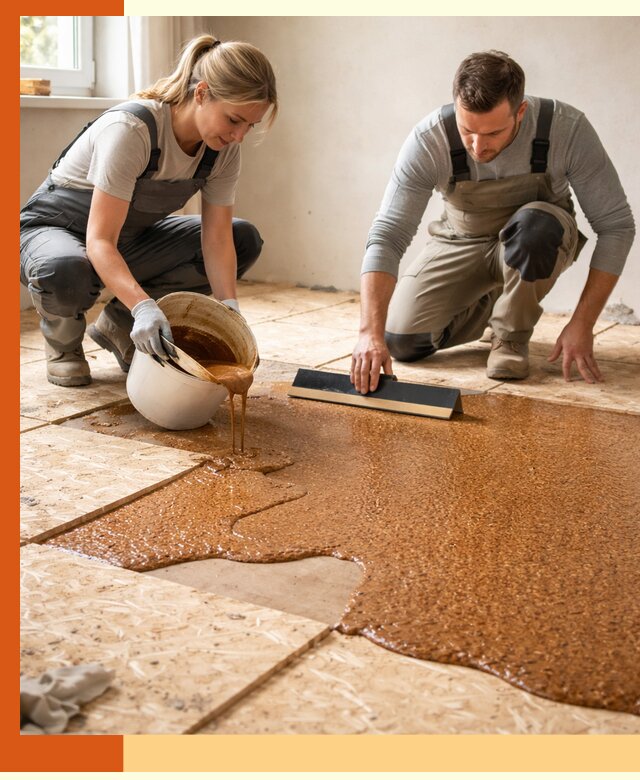 Утепление пола жидкой пробкой в Искитиме для квартир и домов