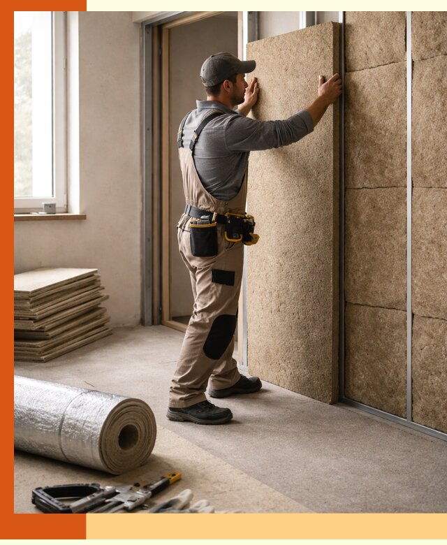 Шумоизоляция дома в Искитиме — комплексная защита от шума