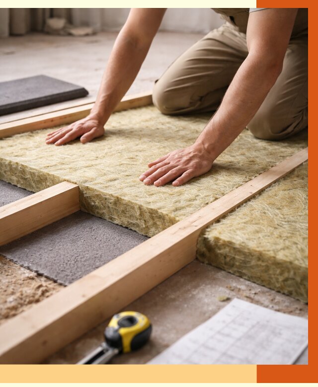 Шумоизоляция пола в Искитиме от 1274 руб./м² — профессиональная звукоизоляция | ТепломастерСкм