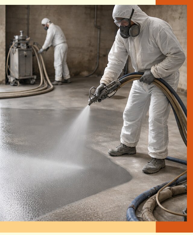 Гидроизоляция полимочевиной в Искитиме от 8663 руб/м² — напыление полимерной гидроизоляции | ТепломастерСкм