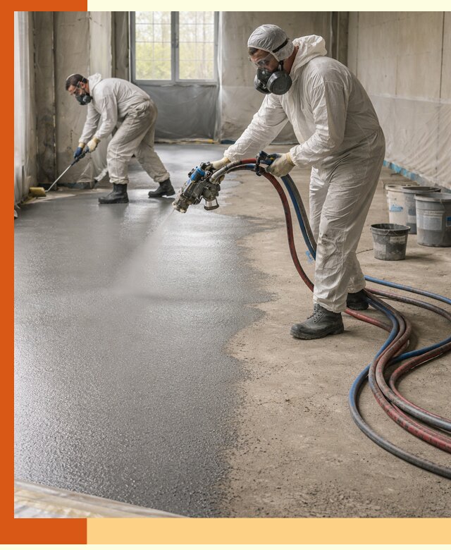 Гидроизоляция полимочевиной полов и конструкций в Искитиме