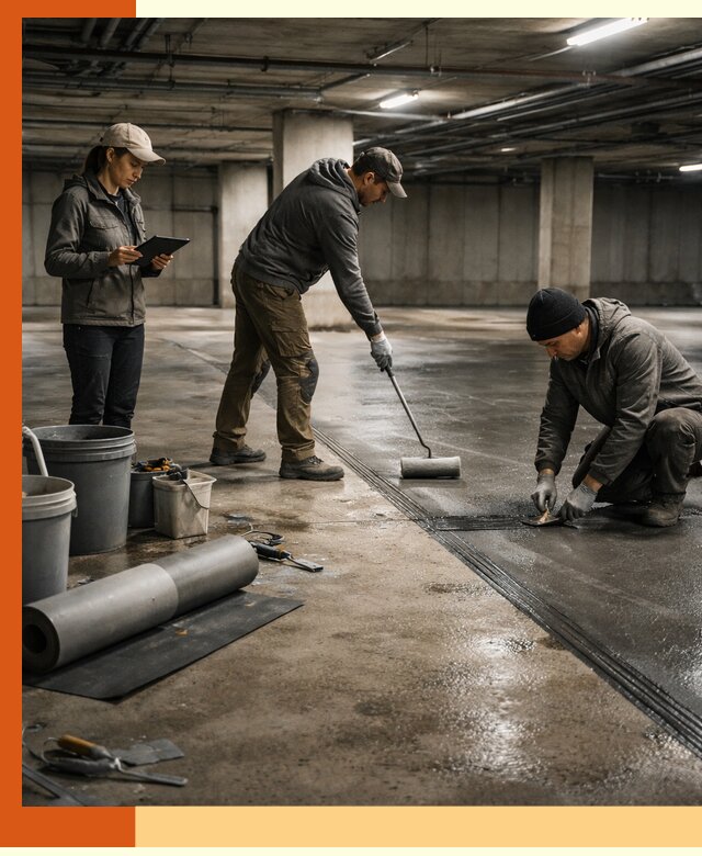 Гидроизоляция паркинга в Искитиме: качественная защита зданий