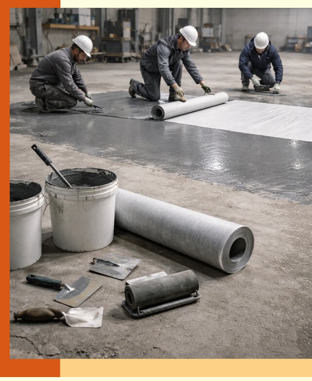 Гидроизоляция промышленного пола в Искитиме — защита и долговечность
