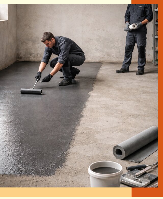 Гидроизоляция гаражного пола в Искитиме от 3567 руб./м² — ТепломастерСкм профессионально