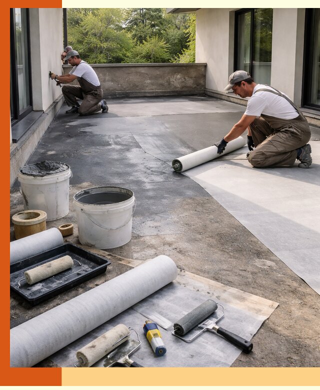 Гидроизоляция террасы в Искитиме — надежная защита от влаги и протечек