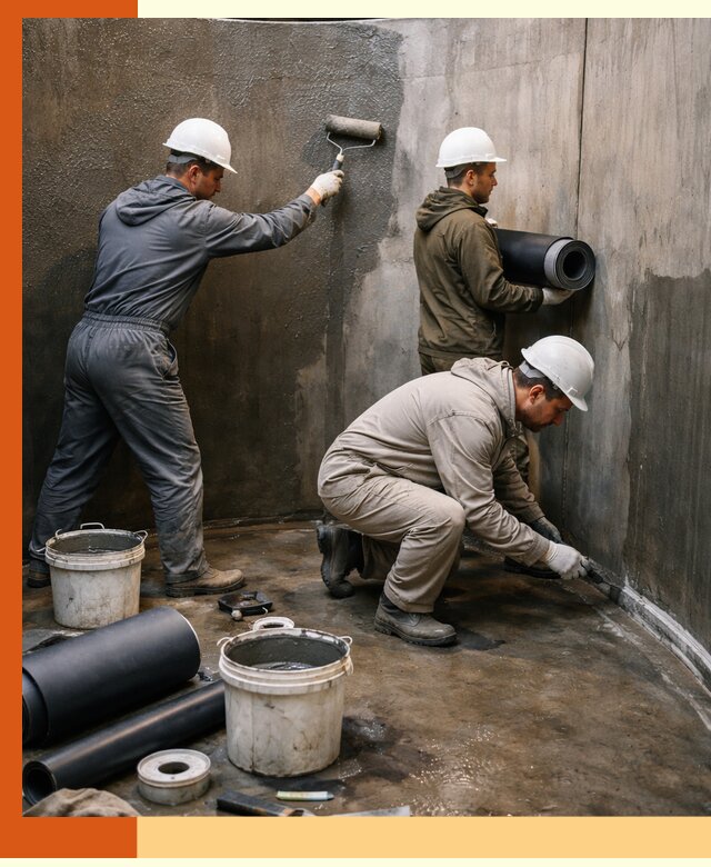 Гидроизоляция резервуара профессионально в Искитиме