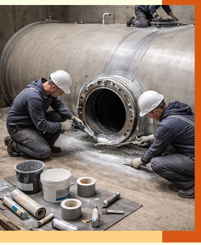 Гидроизоляция резервуара с топливом в Искитиме от 76440 руб. под ключ | ТепломастерСкм