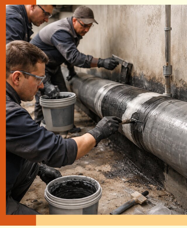 Гидроизоляция труб в Искитиме — защита и герметизация коммуникаций