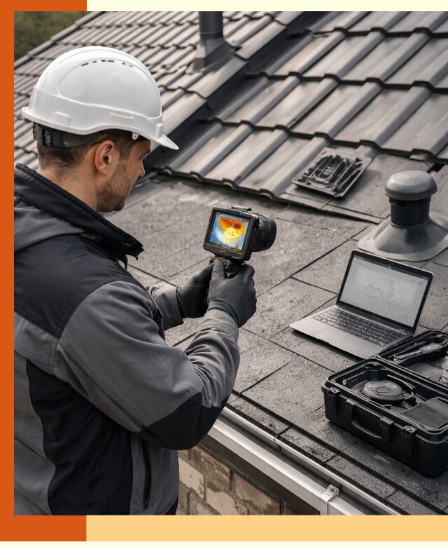 Тепловизионное обследование кровли в Искитиме для выявления дефектов